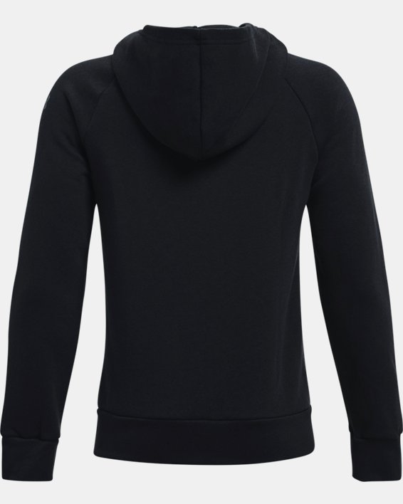 Boys' Project Rock Rival Hoodie in Black image number 1